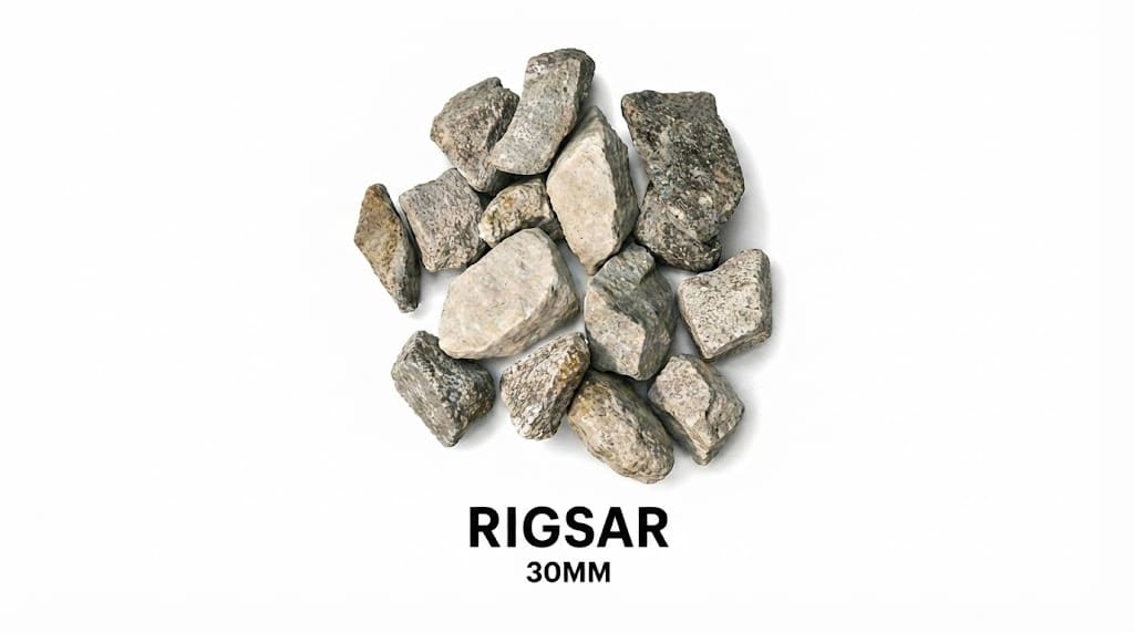 30mm graded stone aggregate